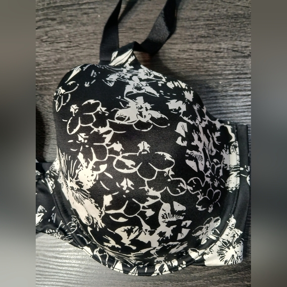 Lilyette Floral Molded Cup T-Shirt Bra 38DD - Picture 2 of 12